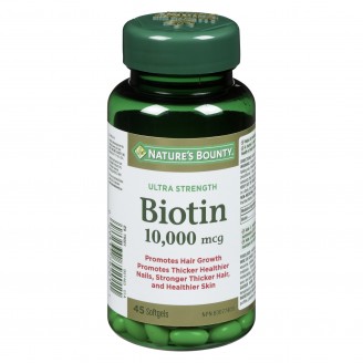 Nature's Bounty Biotin, Ultra Strength - 45 Softgels